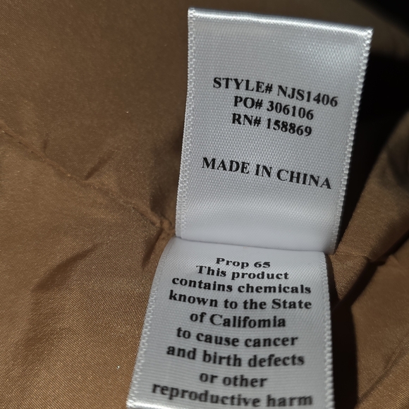 Promesa Faux Suede Colorblock Moto Jacket Women’s Lg Brown Tan Asymmetrical Zip - Picture 14 of 14